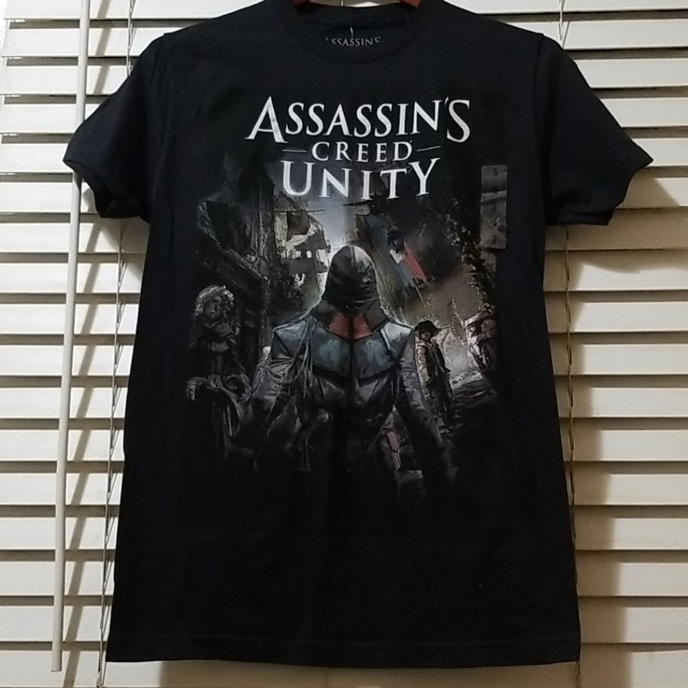 ASSASSIN'S CREED UNITY MEN'S GRAPHIC T- SHIRT SZ S